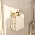 thumbnail image 4 of Huanglei Strong Suction Wall Mounted Shower Caddy Rustproof Bathroom Storage Organizer With Hook (7 Styles), 4 of 4