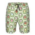 thumbnail image 3 of Fuzoiu Cute Chubby Frog Print Men's Beach Shorts,Men's Swim Trunks,Quick Dry Board Shorts with Pockets,Men's Bathing Suits for Surfing, Running, and Casual Wear-3X-Large, 3 of 6