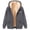 Dark Gray, variant on Bovemsi Sweatshirt for Women Fashionable And Casual Fleece Lined Thickened Warm Hooded Zip Up Hoodie