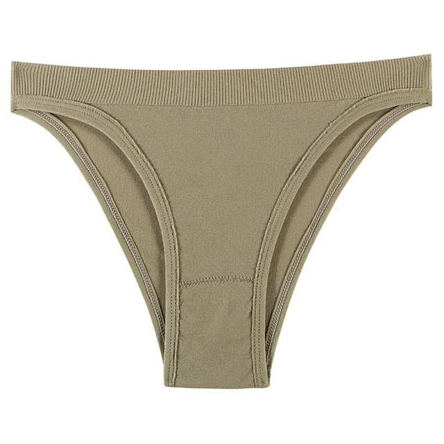 B91xZ String sous-Vêtements pour Femmes Bikini Sans Couture, TG Kaki