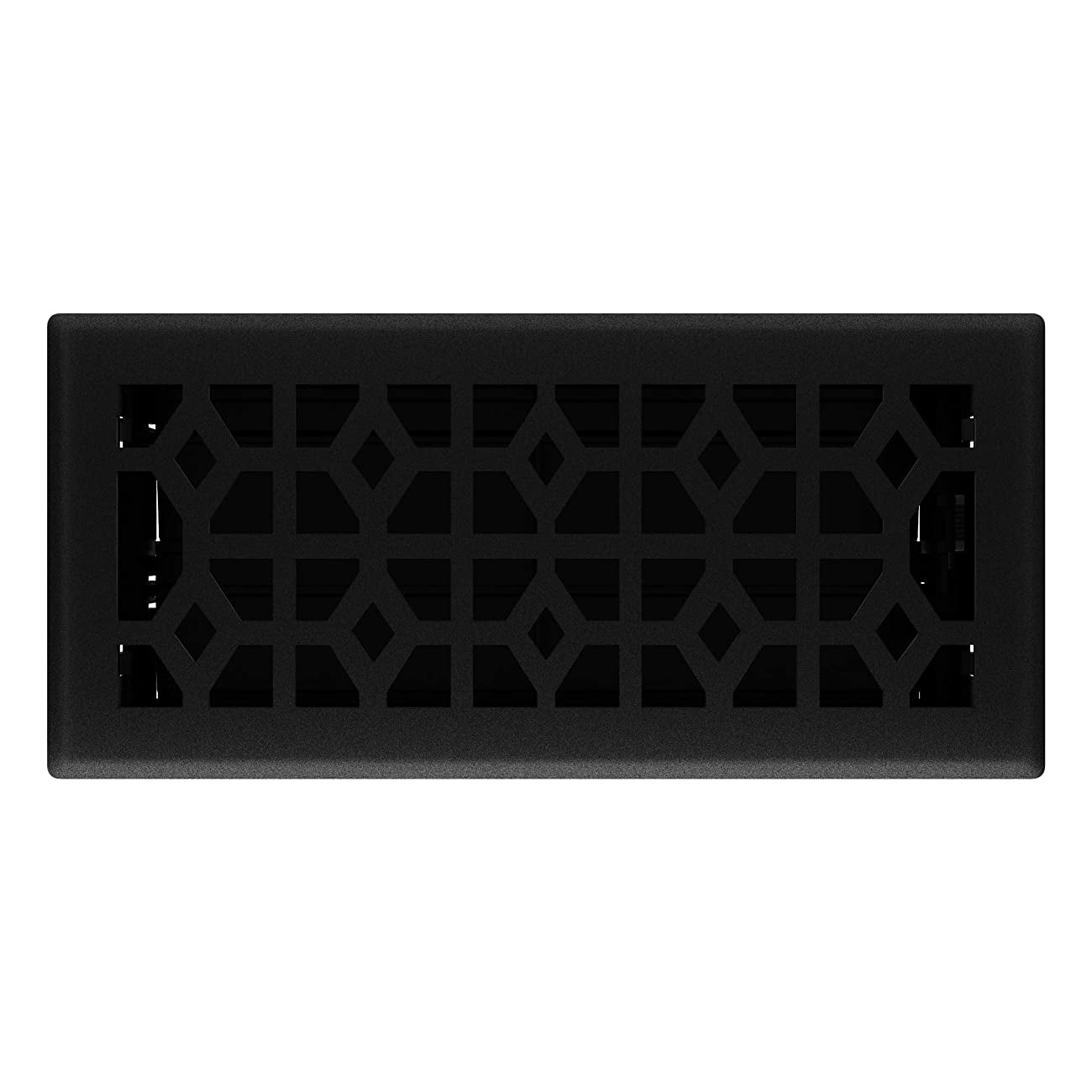 Imperial Templar 4 In. x 10 In. Black Iron Steel Floor Register RG3466