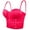 Hot Pink, variant on Women's Mesh Breath Push up Bustier Corset Crop Top Club Party Vest