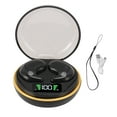 thumbnail image 2 of Mini  Earbuds, In Ear Stereo  Earphones with Digital Display Charging Case,  Mini Sleep Headphones for Sleep Work Music, 2 of 7