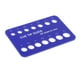 thumbnail image 1 of Medidor de punta de taco de billar, comprobador de tamaño de punta de taco, regalo, accesorio de billar práctico y resistente Azul, 1 of 9