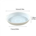 thumbnail image 4 of 10Pack Saucer Tray, Saucers, Heavy Duty Saucers for Indoors, Bird Bath Bowls, Flower Water Trays for pots Planter (9.5CM, White), 4 of 8