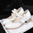 thumbnail image 1 of Zapatos de tacón alto para niñas, zapatos de princesa, zapatos de vestir, zapatos de alto rendimiento, zapatos de cristal para niñas pequeñas, 1 of 5