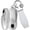 older style-4-btn-silver, variant on Key Fob Cover Compatible with Porsche Panamera Cayenne Taycan 911 Carrera 2017-2025 Keychain Case Holder Protector,new style-3-btn-pink
