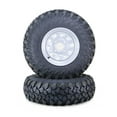 thumbnail image 2 of Free Country UTV Tire & wheel 25x8R12 Radial 8-Ply truck style on 4-110 PCD 5+2 Silver Wheel,SET 2, 2 of 3