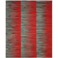 thumbnail image 5 of SAFAVIEH Kilim KLM819C Handwoven Red / Charcoal Rug, 5 of 5