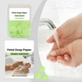thumbnail image 3 of Bath Bar Soap, Face & Body Bar Soap, Petal Shaped Portable Soap Paper Fragrant And Refreshing Cleaning Suitable For And Baby Travel, 3 of 6