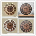 thumbnail image 3 of Reloj de pared digital romano con simulación de números romanos (envío negro sin batería), 3 of 7