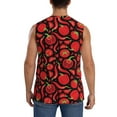 thumbnail image 4 of Kdxio Tomatoes And Chili for Men's Muscle T-shirt,Sleeveless for Workout Running Athletic Gym Lounge Casual, 4 of 7