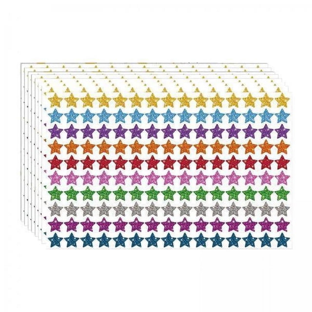 Calcomanías de estrellas,Calcomanía de estrella Etiqueta autoadhesiva pequeña para manualidades,Etiqueta de estrella de cinco puntas para de niños,Etiquetas de gráfico de