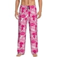 thumbnail image 2 of Kdxio Poodle Dog Print Men's Sleep Pajama Pant Lounge Pants with Pockets, 2 of 8