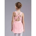 thumbnail image 4 of Yeahdor Kids Girls Sleeveless Rhinestones Ballet Leotard Contemporary Modern Lyrical Dance Dress Pink 14, 4 of 7