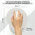 thumbnail image 2 of Uxcell Ergonomic Mouse Pad, Gel Mouse Pad with Wrist Rest Support Memory Foam Computers Mat with Non-Slip Base Light Grey, 2 of 7