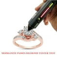 thumbnail image 7 of 2/5 ct. t.w Round Cut Lab Created Moissanite Diamond Bypass Engagement Promise Ring For Women In 10K Solid Rose Gold (G-H Color, VVS1 Clarity,0.40 Cttw)-4, 7 of 7