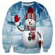 thumbnail image 3 of Suéter navideño feo unisex para hombre y mujer 2019 para vacaciones, suéter divertido de Papá Noel y gato, ropa de otoño e invierno para Navidad, 3 of 4