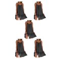 thumbnail image 3 of Sonducket Maxi vestido multifuncional y elegante para mujer Vintage Boho Robe Cómodo multifunción y elegante fuera del hombro negro S Type2 NO2, 3 of 6