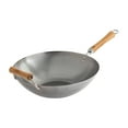 thumbnail image 2 of Joyce Chen Classic Series 14-In. Carbon Steel Wok with Birch Handles, 2 of 8