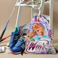 thumbnail image 3 of Winx Club Mochila de Cuerdas para Deportes y Gimnasio, Bolsa de Cuerdas Resistente al Agua, Bolsa Cinch, 30×40cm, 3 of 6