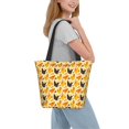 thumbnail image 6 of Bingfone Funny Chicken Women Shoulder Tote Bags Casual Bag Ladies Shopping Handbag, 6 of 6