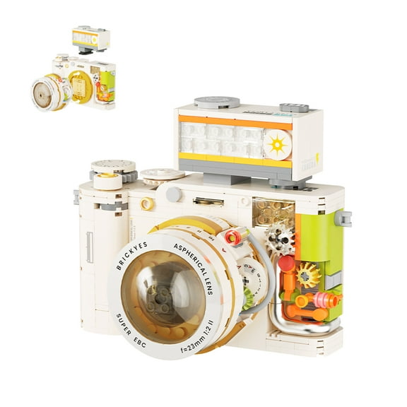 Retro Camera Building Kits Micro Building Blocks Set Model Birthday Gifts for Adult Kids Child Collectible Toys Idea Bricks Sets
