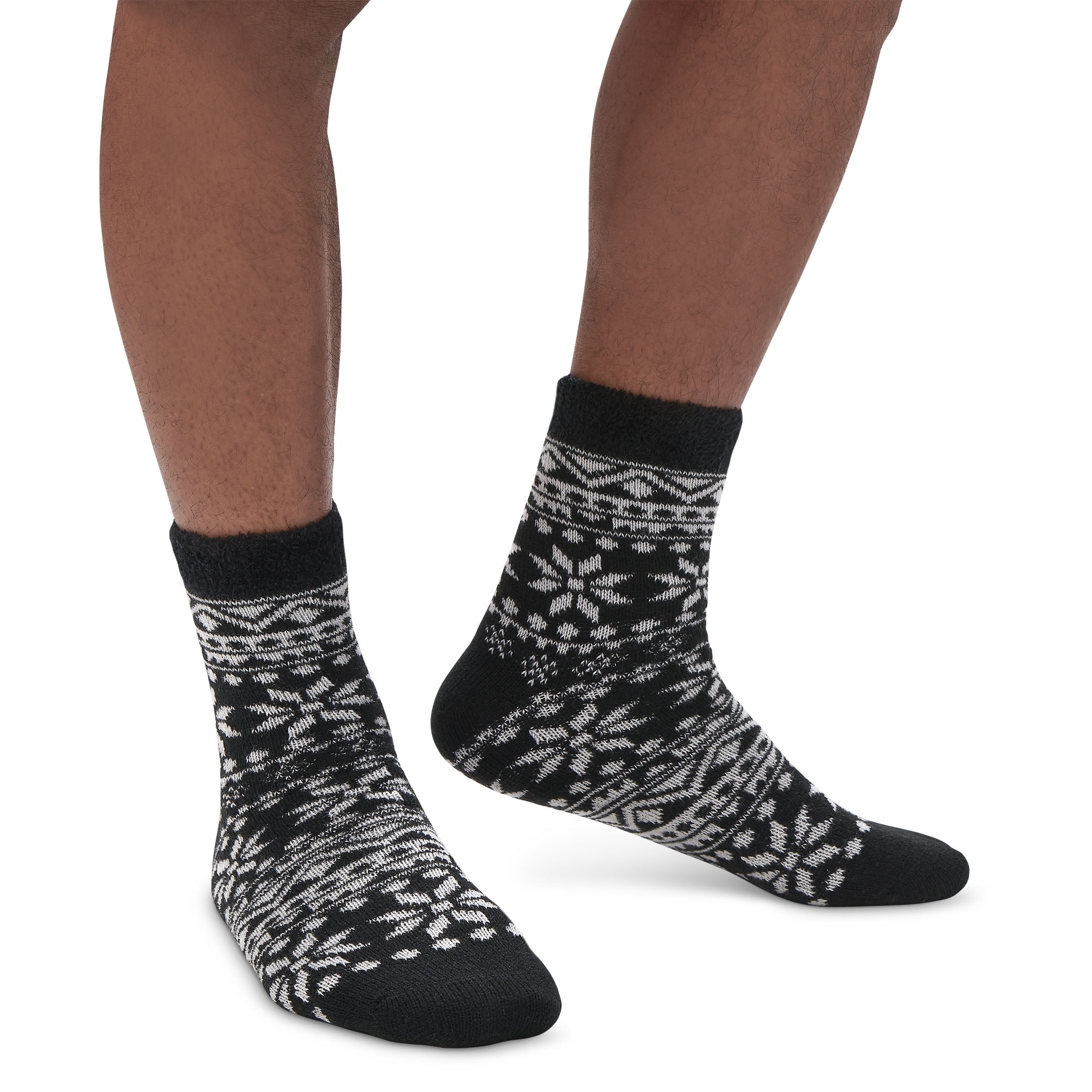 Airplus Double Layer Men's Holiday Crew Socks, Large 8-12.5, 3 Pack