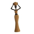thumbnail image 2 of African Tribal Lady Statue Resin Ornament Hand Crafted Decorative Collectible Art Piece for Family and Friends Multipurpose A, 2 of 8