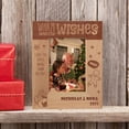 thumbnail image 1 of Warm Winter Wishes Love The Giver More Than The Gift Personalized Wooden Frame 3 1/2" x 5" Brown (Vertical), 1 of 1