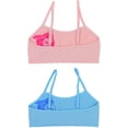 thumbnail image 6 of ToBeInStyle Girls Pack of 6 Fun Print Training Bras Top Wire-Free Non-Padded - Love You Rabbit - Large, 6 of 7