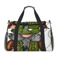 thumbnail image 1 of Disketp Fishing Gnome Bolsa de Viaje Tipo Duffle, Bolso de Mano para Fin de Semana para Mujer, Bolsa de Gimnasio Ligera para Hombre, Esencial para Viajes, 1 of 7
