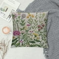 thumbnail image 2 of ONETECH  Spring Flower Pillow Cover Green Herbs Plant Leaf Floral Throw Pillow Covers Spring Cushion Case Farmhouse Decorative Pillows for Couch Sofa Home, 2 of 5
