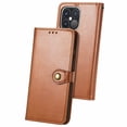 thumbnail image 3 of Mantto Wallet Case for iPhone 13 Pro Max with Card Holder Slots, Folio Premium PU Leather Magnetic Flip Cover with Kickstand, ShockProof TPU Interior Case Compatible with iPhone 13 Pro Max, Brown, 3 of 9