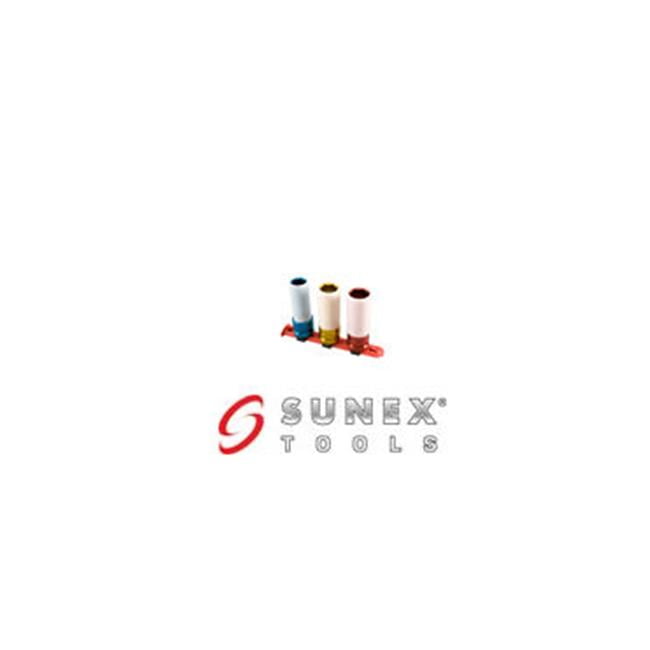 Sunex Tools 3pc 1/2 " Dr Metric Deep Thin Wall Impact Set 2842 NEW