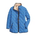 thumbnail image 2 of GrmtClth Quilted Jackets for Women Classic Polka Dot Graphic Button Up Puffer Jackets Coat Lightweight Long Sleeve Fall Winter Padded Outfits Royal Blue XS, 2 of 6