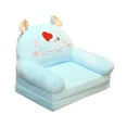 thumbnail image 2 of Sofá infantil plegable, silla infantil para sala de juegos o sala de estar. Elefante 2 Capas, 2 of 9