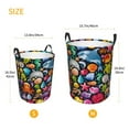 thumbnail image 5 of Bingfone Underwater Diving Animals Waterproof Foldable Laundry Hamper Bucket With Handles For Storage Bin,Clothes Hamper (Small), 5 of 8