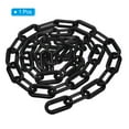 thumbnail image 3 of Unique Bargains 0.3' Diameter 5Ft Length Plastic Chain Barrier Safety Link Chain Stanchion for Crowd Control, Black, 3 of 5