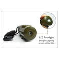 thumbnail image 4 of 7 In 1 Survival Bushcraft Trekking Whistle Compass Mirror Torch Magnifier Etc, 4 of 5