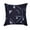 Denim Blue, variant on Ox Bay and Stacy Garcia 20" x 20" Black/Beige Embroidered Geometric Cotton Blend Adult Decorative Feather Filled Pillow