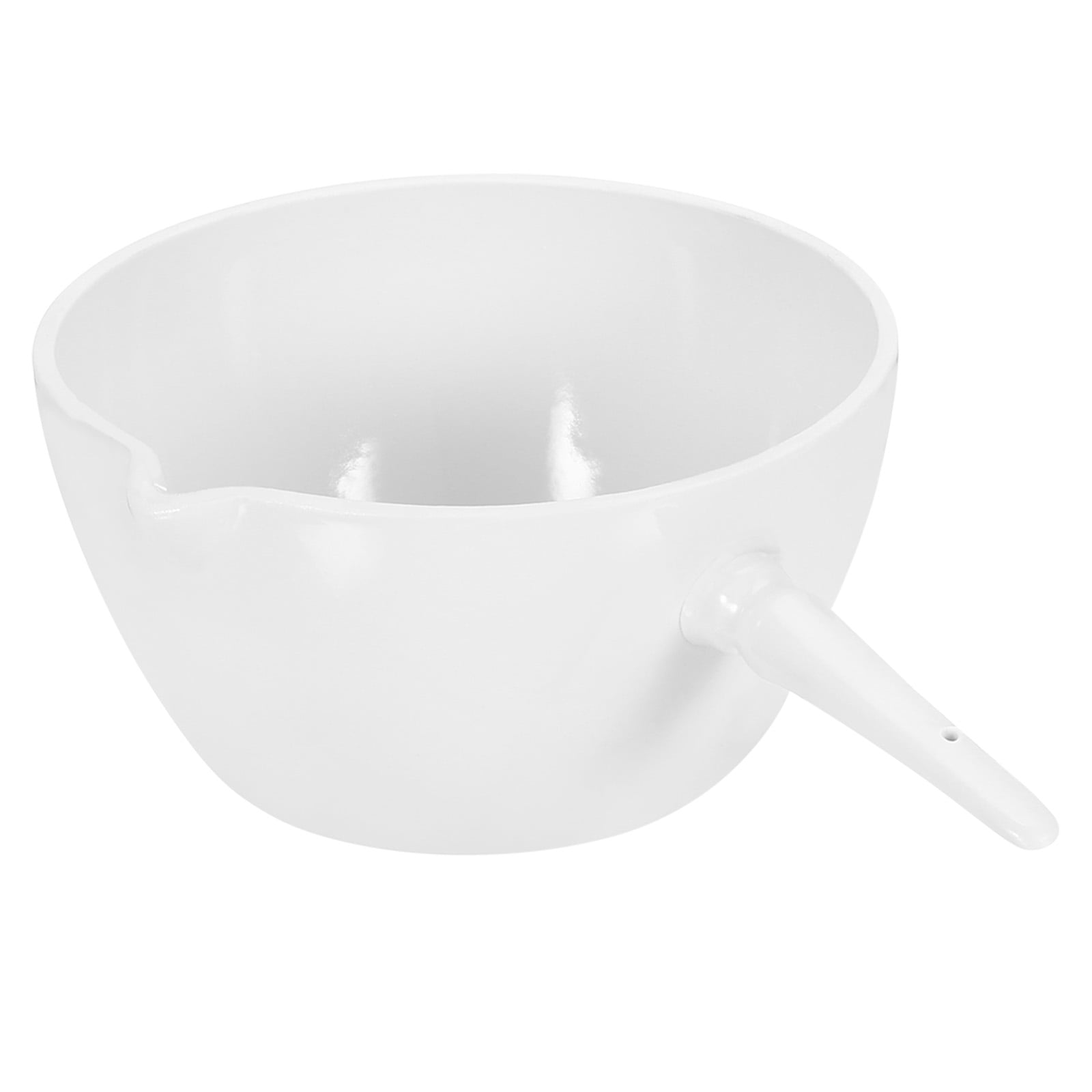Uxcell Evaporation Bowl Melting Cup Pot with Handle 500ml Porcelain
