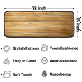 thumbnail image 2 of CURLYOOT Farmhouse Country Wood Runner Rug 2'x6' Washable Kitchen Runner Rug Indoor Non Slip Laundry Rugs Floor Carpet for Hallway Kitchen Entryway Bedroom Living Room, 2 of 9
