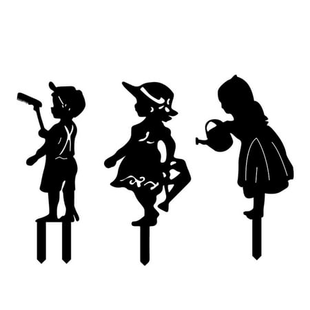 

Shpwfbe Garden Decor Card Slot Insert Kid Insert Yard Yard Decoration 3Pc Garden Art Patio & Garden Wall Sticker