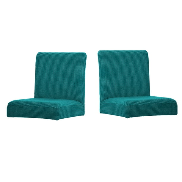 Funda protectora para silla de comedor sólida Funda protectora universal para muebles de oficina Protector exterior Funda giratoria Suministros para el hogar Joyas Azul 2 paquetes Speravity HA012490-01