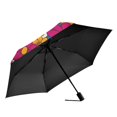 thumbnail image 2 of FORMRS Travel Umbrella Folding Auto Open Close Windproof Rain UV Protection, Red Whimsical Floral, 2 of 8