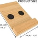 thumbnail image 2 of Bandeja para Reposabrazos de Sofá de Madera de Bambú, Plegable, Ahorra Espacio, para Guardar Muebles, Mesa de Pared, Soporte para Reposabrazos de Sofá., 2 of 5