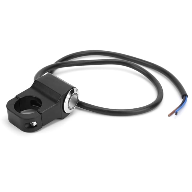 Interruptor de faro, indicador LED de 7/8 pulg. y 22 mm, interruptor de manillar de motocicleta O OFF impulsado por el rendimiento