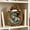 Gold(round), variant on CMYYNNABow Picture Frame Vintage Antique Baroque Style Resin Rectangle Oval Retro Photo Frame with Glass Front Bowknot for Home Wedding Tabletop and Wall Hanging Decor(ic,Gold,2.7" X 4")