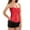 Red, variant on Lovskoo Women's Renaissance Corset Lace Up Hourglass Boned Overbust Waist Cincher Corset Gothic Shapewear Bustier Sleepwear Bodyshaper Top Halloween Costume Black